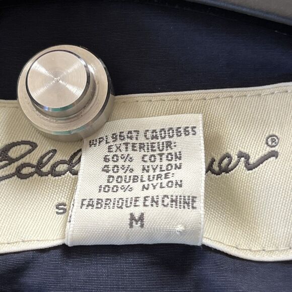 Eddie Bauer Double-Breasted Short Rain/Trench‎ Coat Womens Size Medium - Picture 5 of 11